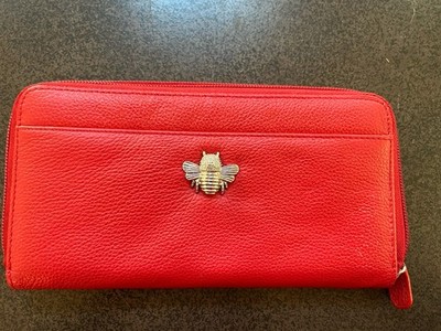 RowAllan Women s Red  Bee  Wallet