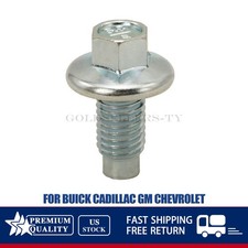 NEW 11562588 Oil Pan Drain Plug Bolt W/O-Ring For GM Chevrolet Buick Cadillac