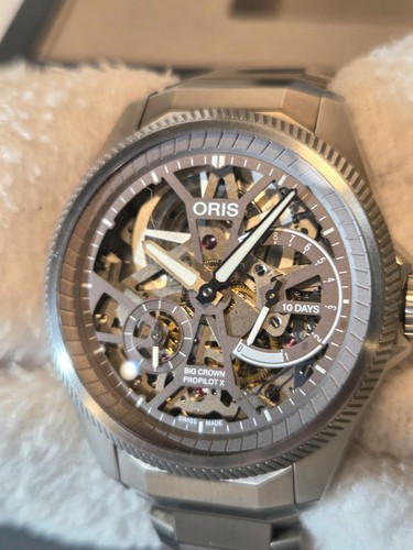 Oris ProPilot X Calibre 115 Manual Wind 44mm Titanium Skeleton 01 115 7759 7153