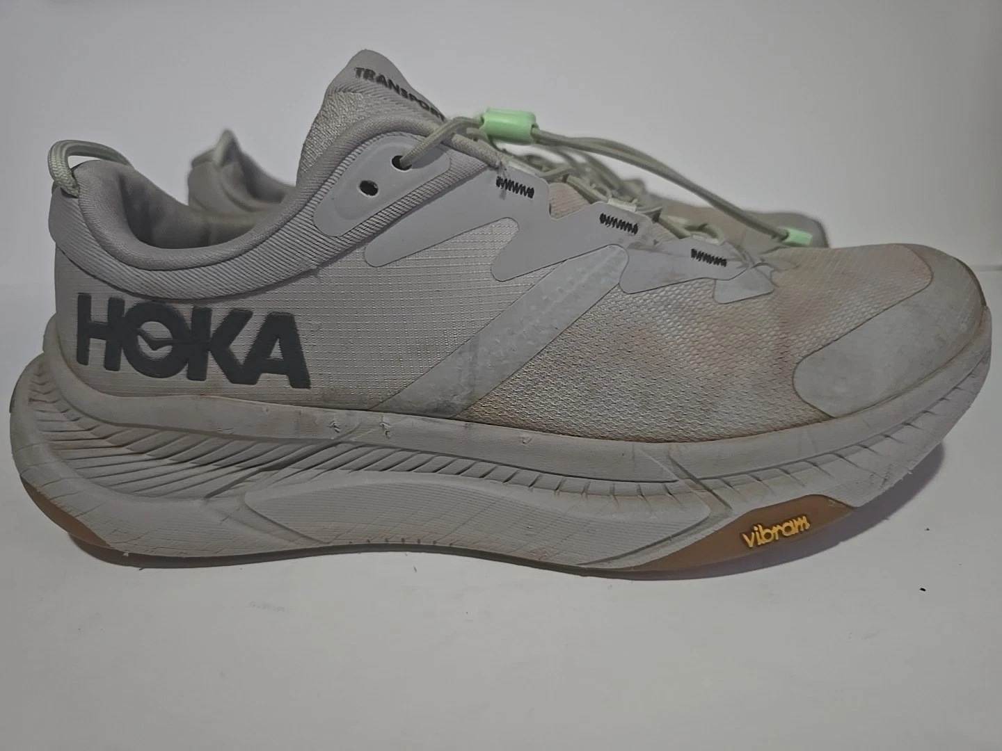 Hoka One One Sneakers Mens 9.5 Gray Running Trail Athletic Shoes