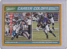 2017 Classics Steve Smith #CC-2 Carolina Panthers Career Colors