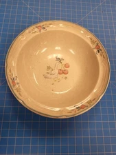 International China Stoneware Japan Bowl Chicken Cherry Design 6.75 inch