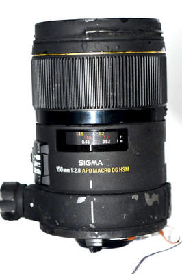 Sigma 150mm f/2.8 EX APO Macro EX DG HSM Lens For Canon EF FOR PARTS NOT WORKING
