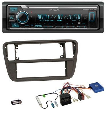 Kenwood Bluetooth CAN-Bus DAB USB Autoradio für Seat Mii Skoda CitiGo 2011-2016