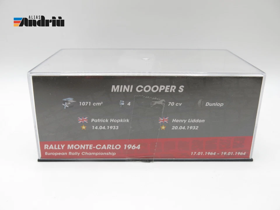 Mini Cooper S Rallye Monte Carlo 1964 1:43 Hopkirk-Liddon - Immagine 4 di 4
