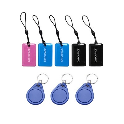 8 Packs Smart IC Card,RFID M1 13.56Mhz Fob Contactless Key Fob for Smart Door...