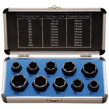 Box 10 compartments with 3/8 drive - code BGS20210 FBGS20210 KRAFTMANN office