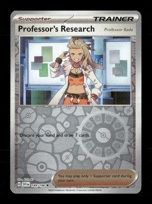 Professor's Research (Sada) 189/198 Scarlet & Violet Reverse Holo NM/M Pokemon