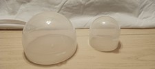 Round Domed Plastic Storage Container - 7" Round and 4" Round