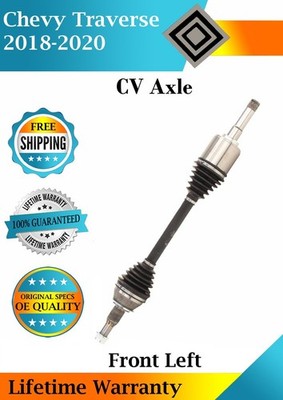 OE Front Left CV Axle For 2018-2020 Chevy Traverse 2.0L 3.6L Lifetime Warranty