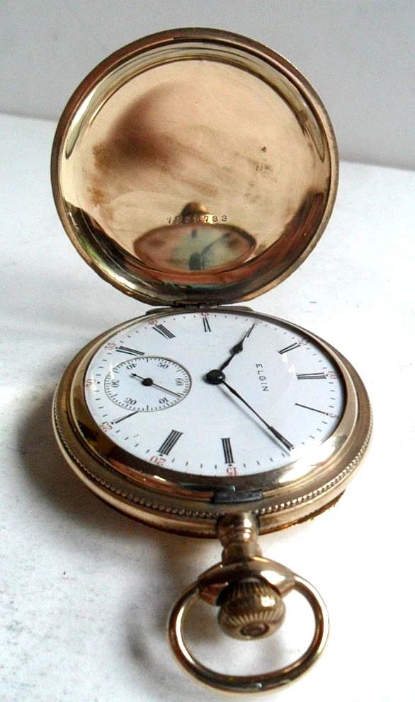 Elgin Gold Filled Pocket Watch Pocket Watches with Vintage 1900