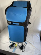 Slinger Tennis Ball Machine with Oscilator, Remote, Phone Mount & Balls! TESTED