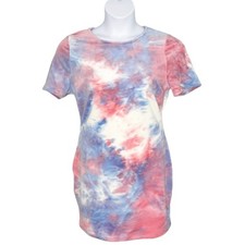 Fashion Nova Light Mood Velour Mini Dress Blue/combo 1X NEW