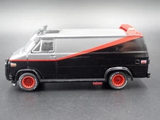 1983 83 GMC VANDURA A-TEAM VAN BLACK 1/64 SCALE COLLECTIBLE DIECAST MODEL CAR
