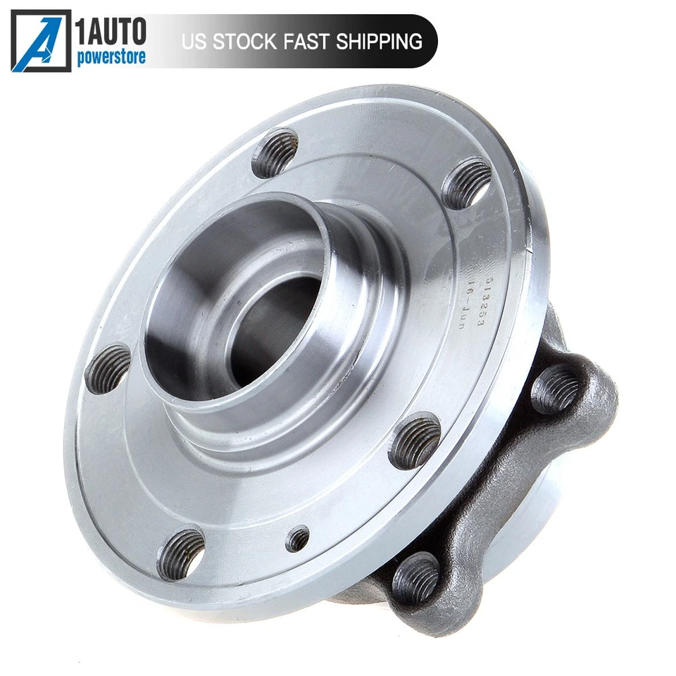 Conjunto de rolamento de cubo de roda 4 peças para 2006-2014 Volkswagen Beetle Golf Audi A3 - Imagem 3 de 4