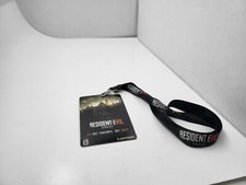 2X LOT NEW CAPCOM RESIDENT EVIL 7 BIOHAZARD LANYARD BADGE HOLDER  CLIP