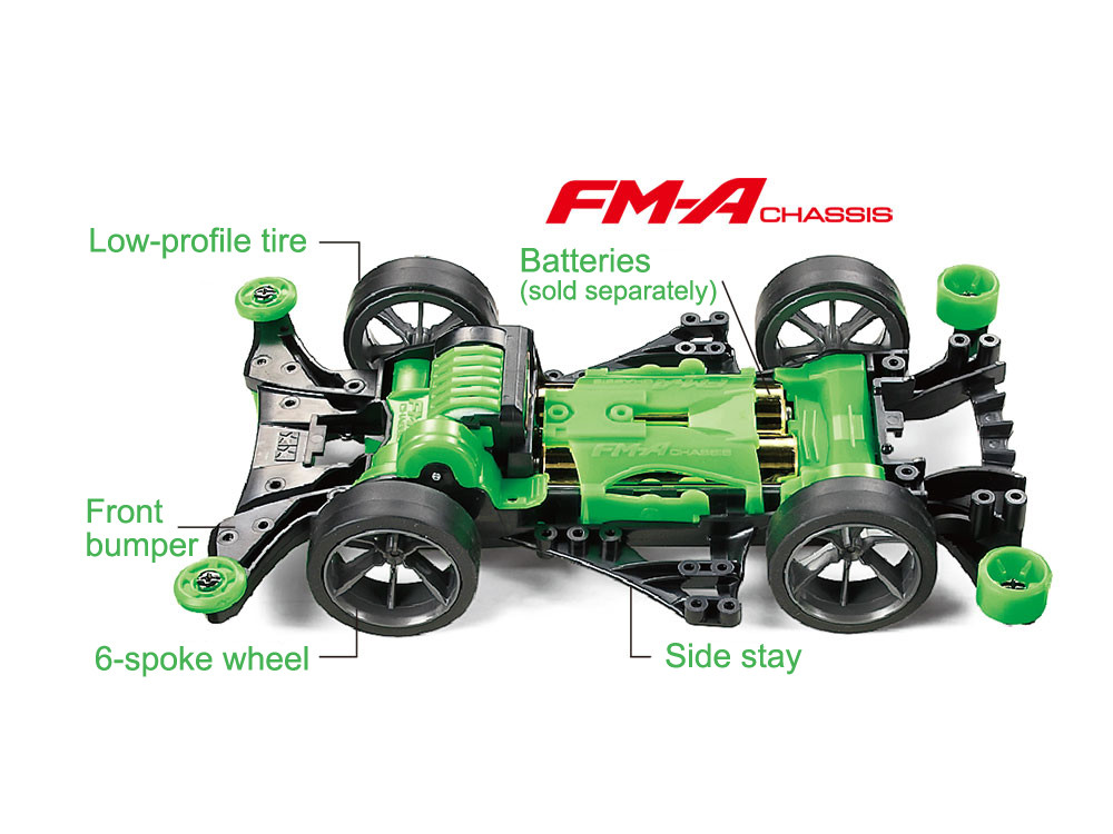 Tamiya Mini 4WD 18713 Razorback Fm-a Chassis