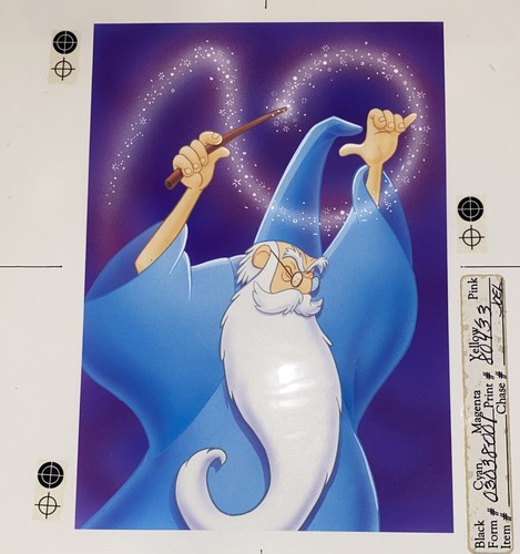 Sword In The Stone Merlin Walt Disney Original Animation Production Cel Art Ebay