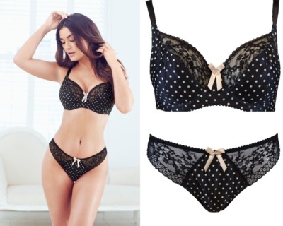 Pour Moi Madison Spot Bügel Balkon-BH oder brasilianischer Slip 30-40 D-J 