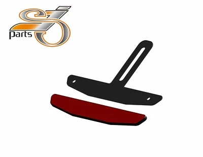 Reflector Con Soporte 125x18 Mm Universal Ojo De Gato Reflector E- Aprobado - Imagen 1 de 3