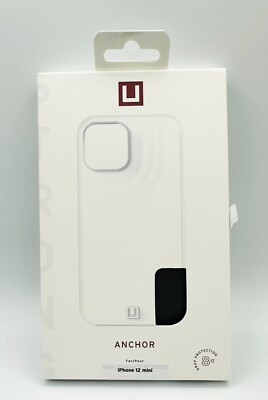 UAG iPhone 12 Mini Anchor Serie stilvolle ultradünne Hartschalenhülle - grau/schwarz