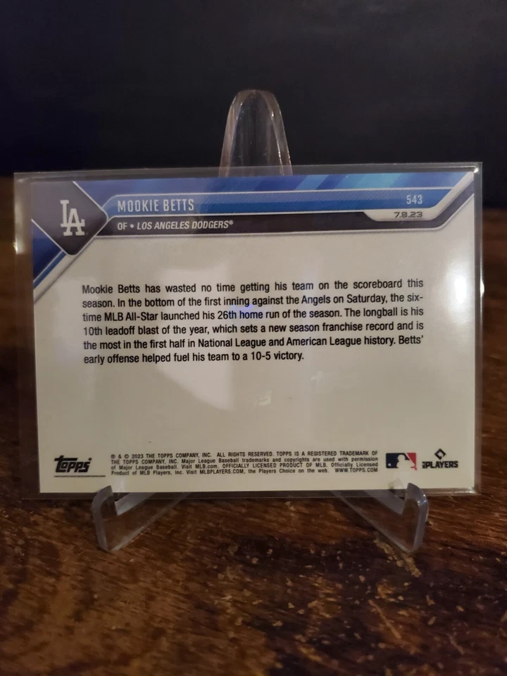 Pete Alonso - 2023 MLB TOPPS NOW® Card 554 - Contestant - Red parallel 7/10 - Image 2 of 2