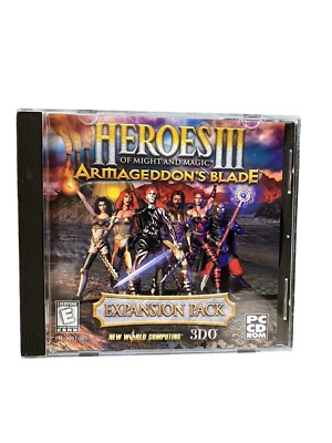 Heroes of Might and Magic III: Armageddon's Blade Expansion Pack 3DO PC CD-ROM