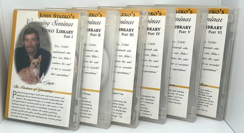 John Stazko's Dog Grooming Seminar Video Library on DVD Parts 1–6