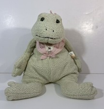 Bunnies by the Bay Baby Lily Mae Leap Pink and Green Frog Plush Stuffed Animal
