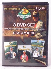 Jerkbait Fishing The Carolina King Bassin' Blow-Ups! 3 DVD set with Stacey King