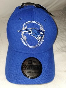 NEW ERA 39 THIRTY NEW ENGLAND PATRIOTS SPOTLIGHT MENS HAT BLUE SMALL MED AUCTION