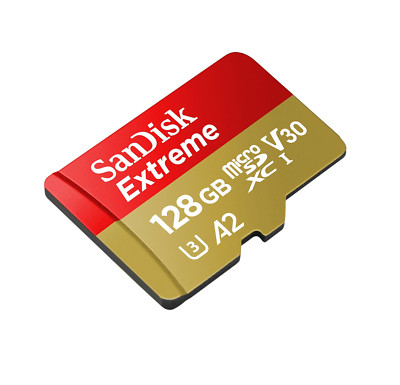 SanDisk Extreme microSDXC card for Mobile Gaming, 190MB/s, SDSQXAA-128G-GN6GN