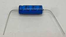 Illinois Capacitor TTAA  electrolytic capacitor 477TTA035M axial lead 470uf/35V