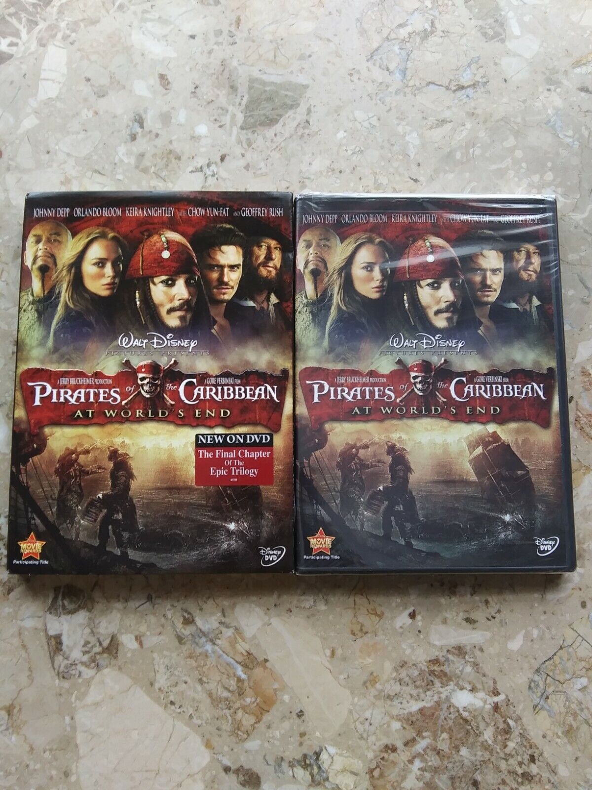 Pirates of the Caribbean: At World's End (DVD, 2007) - Like New  786936292992