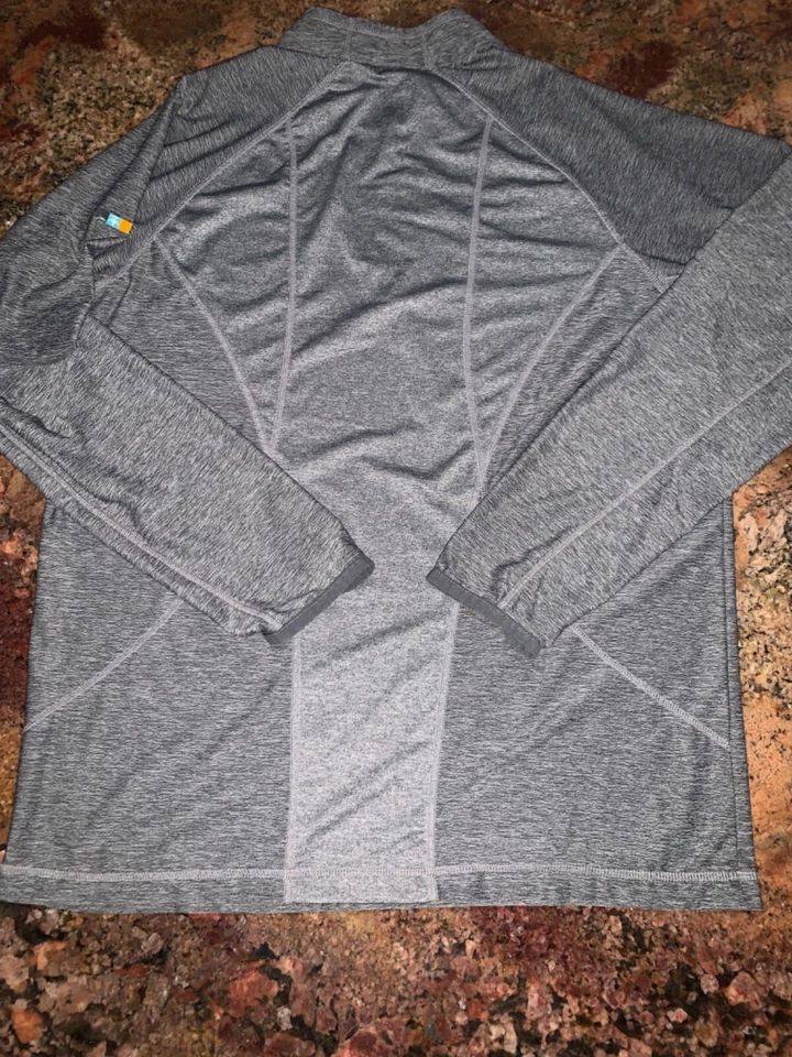 Pulôver Soybu cinza médio 1/4 zíper mangas compridas - Imagem 4 de 4