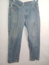 Carhartt FR 36x34 Flame Resistant Mens Carpenter Pocket Blue Denim Jeans