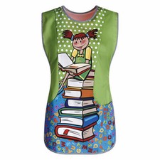 Grembiule maestra asilo poncho camice scuola materna casacca donna da lavoro
