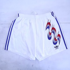 ADIDAS VINTAGE SHORTS GLOSS SPRINTER NYLON SHINY PANTS RETRO WHITE/FANTASY 6