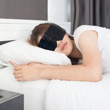 Silky Sleep Eye Mask for Sleep Sleeping The Eliminator Nighttime Blindfold Aid