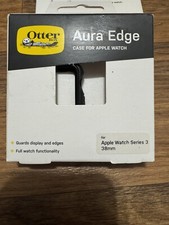 Otterbox Aura Edge Apple Watch Series 3 38mm Bumper Case -Black - NIB