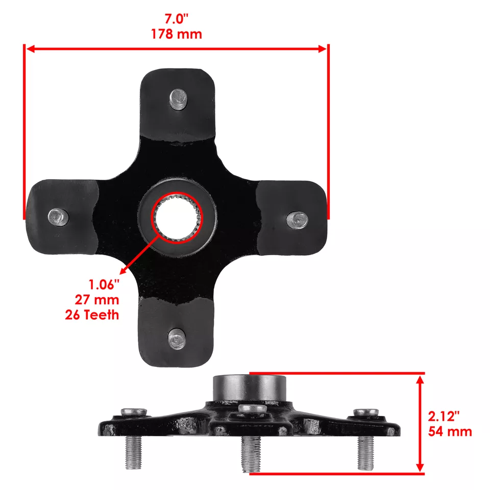 Front Rear Left/Right Wheel Hub Can-Am Outlander Max 650 XT 2006-09/ XT-P 2012 - Image 2 of 4