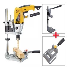 Adjustable Hand Drill Press Bench Stand Workbench Pillar Clamp Drilling Collet.
