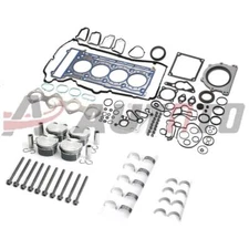 M271 Engine Rebuild Kit Gaskets Piston Bearings Set For Benz W203 W204 W211 1.8T