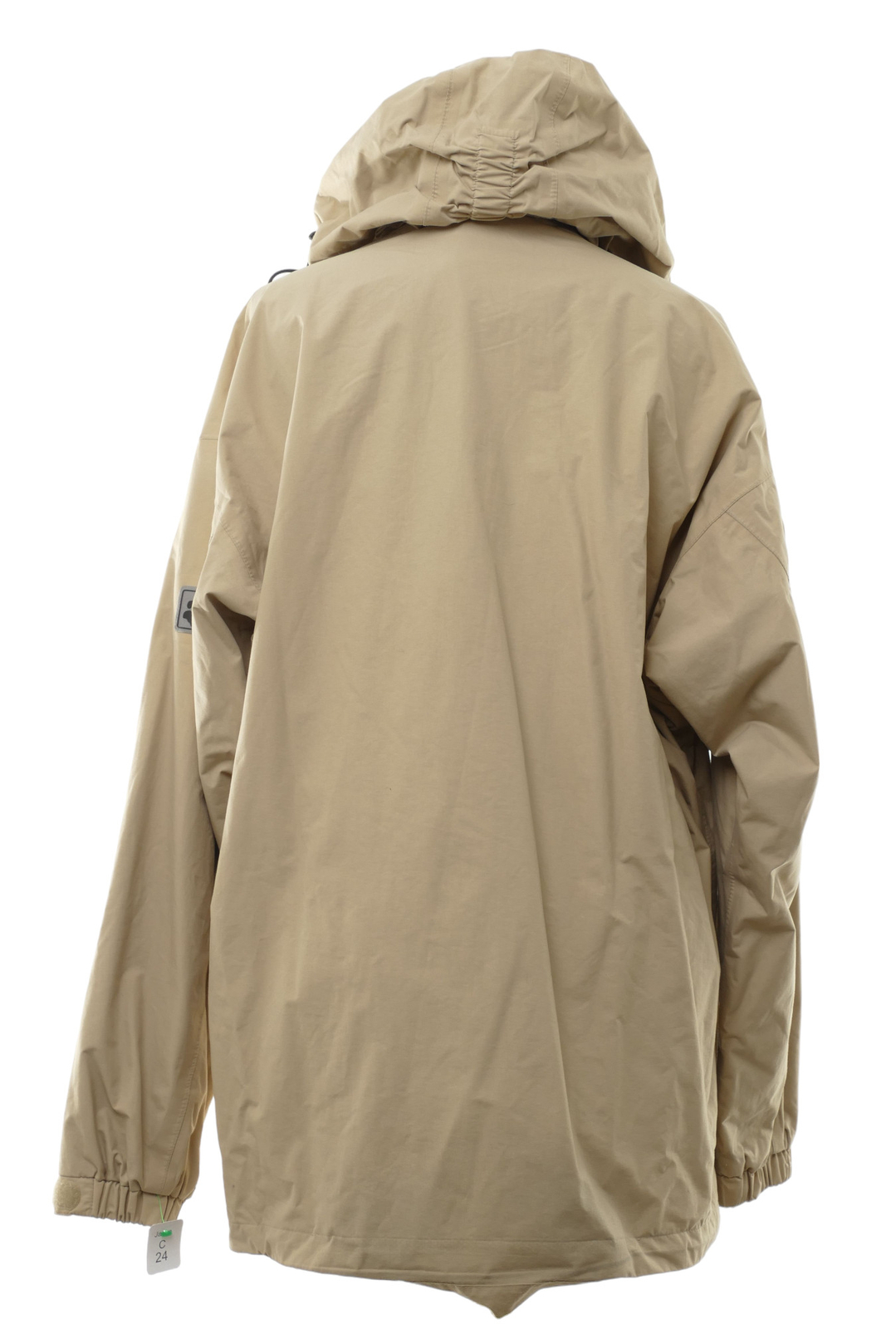 Jack Wolfskin Texapore Women's Anorak Jacket XL Beige Solid Hood Water-Resistant image 4