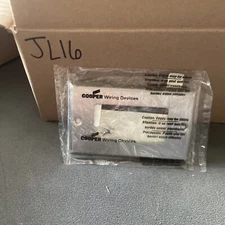 Cooper NON-MAGNETIC Stainless Steel 1G Decorator Wallplate Cover GFCI GFI 93401