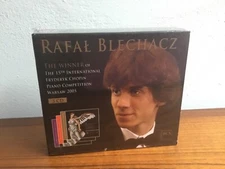 Rafal Blechacz Winner of International  Chopin Piano comp 3cd box set NEW SEALED
