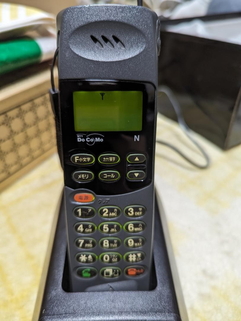 激レア 美品 通電確認済 ムーバNⅡ TZ-805標準キット 平成6年製 【公式