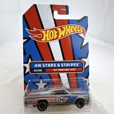 Hot Wheels 1:64 1967 Pontiac GTO HW Stars & Stripes Diecast 02/08