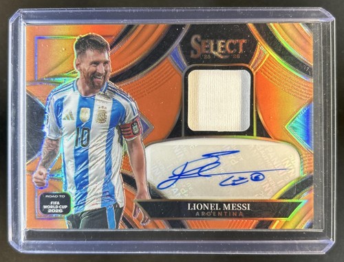2025-26 Select Road to FIFA World Cup Lionel Messi Auto Jersey Purple #/49