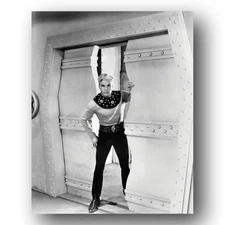 Buster Crabbe as Flash Gordon in 1936 Science Fiction Film Serial Vintage Photo